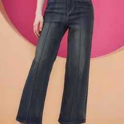 PUELLA Women Flared Mid-Rise Stretchable Jeans-picture-21