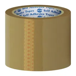 VCR 35 m x 96 mm Biaxially Oriented Polypropylene Self Adhesive Brown Cello Tape, 1 Roll Per Pack-11