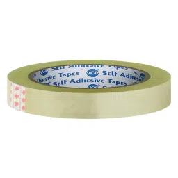 VCR 65 m x 12 mm Biaxially Oriented Polypropylene Self Adhesive Transparent Cello Tape, 12 Rolls Per Pack-20