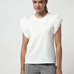 showoffff Showoff White Regular Fit Tops-picture-39