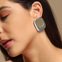 SOHI Contemporary Studs Earrings-14