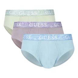 Guess Multicolor Solid Briefs (Pack of 3)-image-4