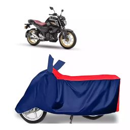 Auto Pearl Two Wheeler Cover with Bag for Yamaha FZ V3 BS6, Red & Blue-image-90