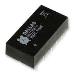DS12887+-ANALOG DEVICES-RTC IC, Date Time Format (Day/Date/Month/Year 12Hr / 24Hr), Multiplexed, 4.5 V to 5.5 V, DIP-24 image 1