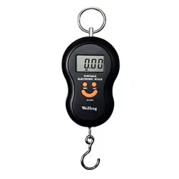 Weightrolux 45 Kg Black Digital Display Portable Hanging Weighing Scale A-04BLACK-75