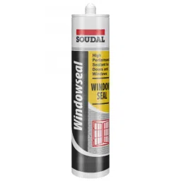 Soudal Windowseal 270 ml White Polyurethane Sealant (Pack of 6)-19