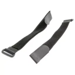 RS PRO Cable Tie Hook and Loop 310x20 mm Black Nylon 5 m, 1797182-104