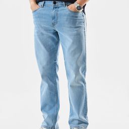 Snitch Men Relaxed Fit Mid-Rise Light Fade Stretchable Jeans-picture-44