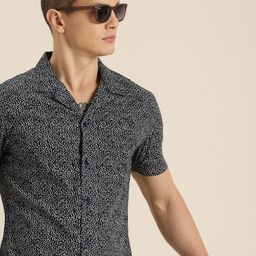 Moda Rapido Men Classic Slim Fit Opaque Printed Casual Shirt-picture-43