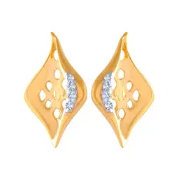 P.C. Chandra Jewellers 14 kt Gold Earrings-picture-48