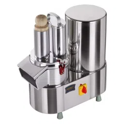 Hobbit kitchen Equipment Vegetable Cutting Machine 1 HP Silver 150-200 Kg Capacity/Hour 40 Kg for Hotel & Restuarant-17