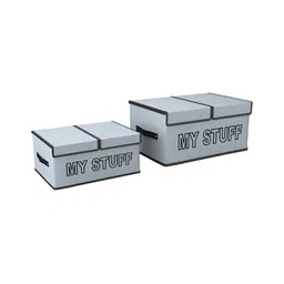 Aura Grey & Black 2 Pieces Drawer Organisers-29