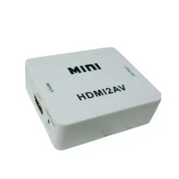 LOTA HDMI to RCA Adapter White with Audio Supports 1080p Full HD Plug & Play, MST-824-LT-45