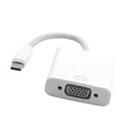 LOTA USB Type-C to VGA Adapter White 1080p Full HD Display Support Plug & Play, MST-762-LT image 2