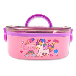 YAMAMA Unicorn Adventures Kids Lunch Box For Kids Insulated Stainless Steel Lunch Box For Kids Fun And Colorful Unicorn Design Lunch Box For School and Picnics 800 ml  (Pack of 1  Color And Design May Vary)-picture-23