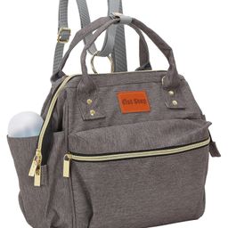 1st Step Smart And Multi-Functional Diaper Bag Backpack Diaper Bag (Grey)-image-39