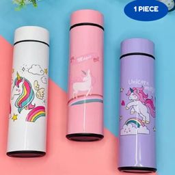 Puchku unicorn flask Temperature bottle for kids school girls (Pack of 1)500 ml-image-19