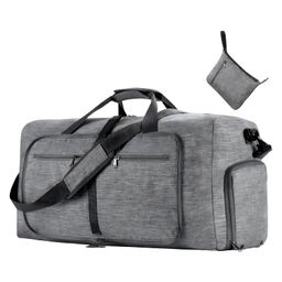 COZY VIBES Travel Duffle Bag, Foldable Suitcase Organizer, Sports Duffle Bag, Multiple Pockets Duffle, Camping Duffle Bag, Fitness Duffle Bag, Foldable Travel Bag- PACK OF 1- COLOR MAY VARY-picture-21