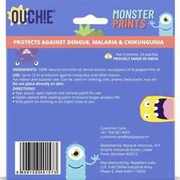 Ouchie Monster Print Mosquito Repellent Patches Multicolor - 72 Pieces image 2