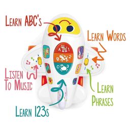 AKN TOYS Bump n Go Toddler Learning Toy to Develop Beginning Counting and ABC Skills Ideal Toy Plane (Color May Vary) image 2