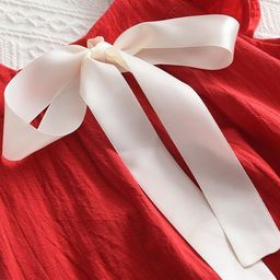 LULU & SKY Flutter Sleeve A-Line Dress image 5