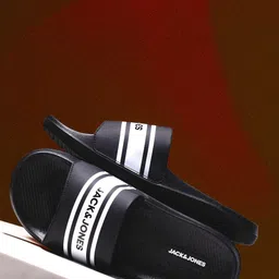 Jack & Jones Men Striped Sliders-picture-15