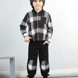 AWW HUNNIE Boys Checked Shirt-image-45