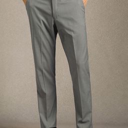 Luxure by Louis Philippe Men Textured Slim Fit Formal Trousers-picture-44