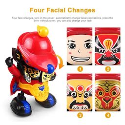 AKN TOYS Electric Face Changing Robot Toy Face-Changing Robot Toy 4 Different Facial Fine Workmanship Exercise for Children(color and design may vary ) image 3