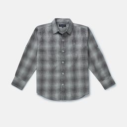 Gini and Jony Boys Standard Opaque Checked Casual Shirt-image-7