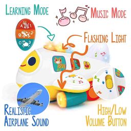 AKN TOYS Bump n Go Toddler Learning Toy to Develop Beginning Counting and ABC Skills Ideal Toy Plane (Color May Vary) image 4