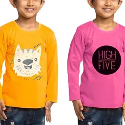 Hikuj Boys Maroon Tshirts-image-79