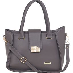 Stamp Women Solid Structured Handheld Bag-2