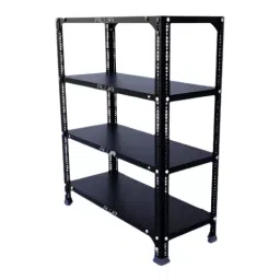 Menage 36x29x12 Inch 4 Shelf 24 Gauge Metal Slotted Angle Rack-image-61
