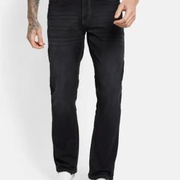 Octave Charcoal Cotton Straight Fit Jeans-image-38