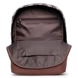ZOUK Dome Daypack Black & White Printed Mini Backpack image 5
