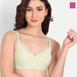 Liigne Pack Of 2 Full Coverage All Day Comfort Everyday Bra-image-60