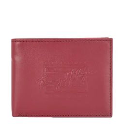 Tommy Hilfiger Vinson Burgundy Casual Leather Bi-Fold Wallet for Men-image-8