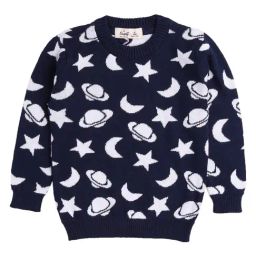 Simply Kids Navy Printed Sweatshirt-picture-28