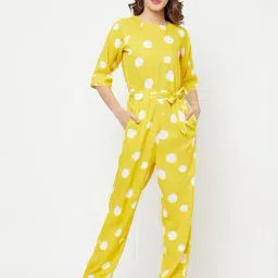 Crimsoune Club Yellow Printed Jumpsuit-picture-47