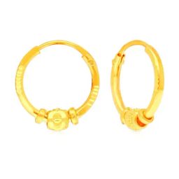 Malabar Gold and Diamonds 22k Gold Traditional Earrings for Women-image-7