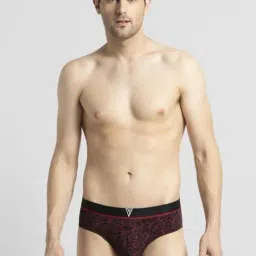 Vh Innerwear Black Cotton Regular Fit Printed Briefs-picture-18