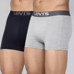 Levi's Multi Cotton Regular Fit Trunks - Pack Of 2-picture-16
