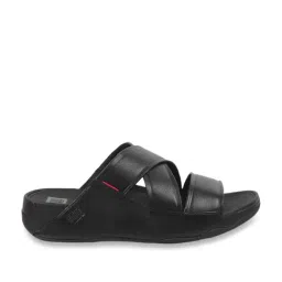 FitFlop Men's Black Cross Strap Sandals-picture-17
