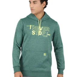 Rock.it Green Regular Fit Printed Hooded Sweatshirt-26