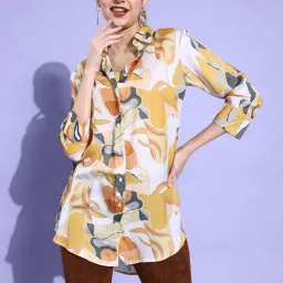 Anvi Be Yourself Multicolor Printed Shirt-image-71