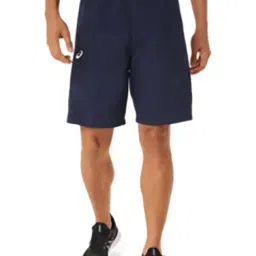 Asics Navy Regular Fit Printed Sports Shorts-image-65