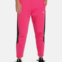 Puma EVOSTRIPE Pink Color-Block Track Pants-image-75