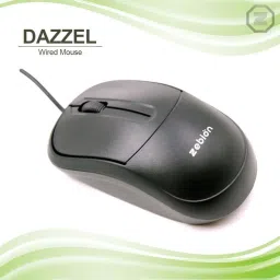 Zebion K500 Keyboard and Dazzle Mouse Combo Set with Pronto 101 USB HUB (Black) image 5