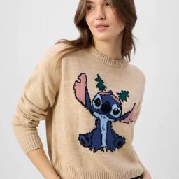 The Souled Store Cream Printed Sweater-image-78